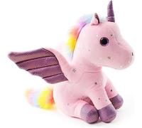 Trayosin Peluche a forma di unicorno, 20/28 cm, regalo per ragazze di 3-8 anni, morbido regalo di compleanno per bambini, decorazione (rosa, 20 cm)