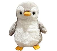 Trayosin Pinguino peluche peluche 21 cm piccolo peluche per ragazze, ragazzi e bambini, simpatico pinguino peluche giocattolo pinguino regalo (grigio)