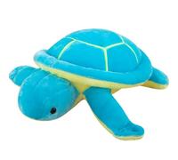 Trayosin Tartaruga di peluche con occhi grandi, morbido cuscino di peluche per bambini e adulti (blu, 25 cm)