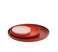 Trays Set di Vassoi con 3 Rosso