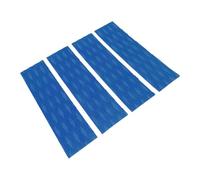 Trazione Anteriore Anti -Slip -Pad, Resistente alla Pressione Facile Rimuovere l'adesivo Reverse reinforcced Sources Superficie Fronti Tractionpad Pattern Rombo per Longboard (Blue)