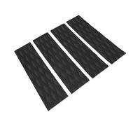 Trazione Anteriore Anti -Slip -Pad, Resistente alla Pressione Facile Rimuovere l'adesivo Reverse reinforcced Sources Superficie Fronti Tractionpad Pattern Rombo per Longboard (Black)