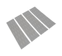 Trazione Anteriore Anti -Slip -Pad, Resistente alla Pressione Facile Rimuovere l'adesivo Reverse reinforcced Sources Superficie Fronti Tractionpad Pattern Rombo per Longboard (Gray)