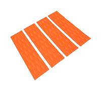 Trazione Anteriore Anti -Slip -Pad, Resistente alla Pressione Facile Rimuovere l'adesivo Reverse reinforcced Sources Superficie Fronti Tractionpad Pattern Rombo per Longboard (Orange)