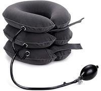 Trazione del collo Dispositivo collare di trazione cervicale for collo, spalla, schiena, testa, sollievo dal dolore, cuscino gonfiabile for l'allineamento della colonna vertebrale for il viaggio a cas