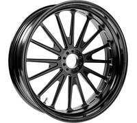 Trazione Pezzo Unico Alluminio Anteriore Ruota, 21in. X 3.5in Nero Ops 0201-2355