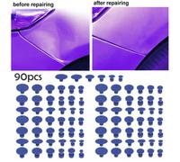 Trazione Tab Paintless 18 Diversi Misure 90pcs Auto Dent Plastica Resistente