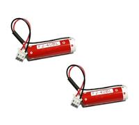 Trconelectron ER6C AA F2-40BL - Batteria di ricambio da 3,6 V, 1800 mAh, compatibile con F1 F2 FX FX1 FX2N-128MR FX2N-48MT F2-40BL