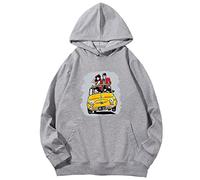 Trconk Felpe con Cappuccio Lupin The Third Bello Grafica Felpe con Cappuccio Felpe Uomo Donna Casual Sciolte Manica Lunga Pullover Harajuku Abbigliamento Sportivo Top XXS~4XL-Black||XXS