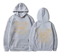 Trconk Hozier Unreal Unearth Tour Felpe con Cappuccio Uomo Donna Moda Hip Hop Pullover Felpa Oversize Stampata Manica Lunga Hoodie Unisex Top XS~4XL-Grey||3X_l