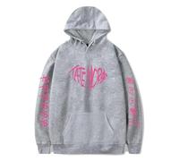 Trconk Tate McRae Merch Felpe con Cappuccio Uomini Donne 2D Stampate Unisex Pullover Felpe con Cappuccio Casual Oversize Manica Lunga Felpa Streetwear XXS-4XL-Black||XXS