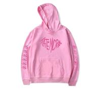 Trconk Tate McRae Merch Felpe con Cappuccio Uomini Donne 2D Stampate Unisex Pullover Felpe con Cappuccio Casual Oversize Manica Lunga Felpa Streetwear XXS-4XL-Black||XXS