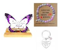 Trcousoa Regalo perfetto per la migliore amica da donna, ideale come regalo di compleanno per la migliore amica, regalo di amicizia per donne, regalo per bestie, include supporto in acrilico a forma