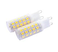 TRDEWR 10 Pz Lampadina LED G4 G9 9 W/5 W Mini Corn Light Faretto Lampadario Luce Di Cristallo Sostituire 60 Alona 3000 4000 K 6000 Illuminazione Ad Alta Resa Cromatica(Natural Light,G9 5W)