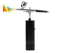 TRDEWR Aerografo Wireless TM80S con Kit compressore Auto Start Stop Mini Cordless Portatile Personale Ampia Applicazione