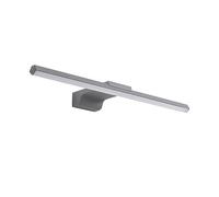 TRDEWR Applique da parete moderna for interni 40 56 80 100cm Lampada a led bianca nera AC85-265V Illuminazione bagno a Applicare applique Piccolo E Luminoso(Warm,GRAY_100CM)