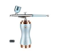 TRDEWR Iniettore di Ossigeno Penna a spruzzo elettrica Kit for Pistola sparachiodi for la casa Pistola for verniciatura a spruzzo for Torta con compressore Wireless Ampia Applicazione(Blue)