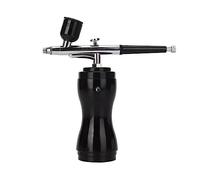TRDEWR Iniettore di Ossigeno Penna a spruzzo elettrica Kit for Pistola sparachiodi for la casa Pistola for verniciatura a spruzzo for Torta con compressore Wireless Ampia Applicazione(Black)