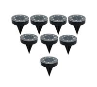 TRDEWR Lampade da Terra A LED IP68 Solari Luci da Prato for Esterni Lampade Interrate Impermeabili for La Decorazione del Prato Giardino Terrazza Cortile Risparmio Energetico(Warm Light-8 PCS)
