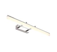 TRDEWR Led semplice e moderno impermeabile antiappannamento specchio retrattile faro specchiera bagno armadio lampada applique Piccolo E Luminoso(Cool,SILVER_12W 50CM)