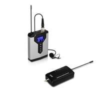 TRDEWR Microfonico Lavalier Wireless da Bavero Mini Microfono Indossare con La Testa Trasmettitore for Reporter Insegnante Compatibilità Universale(Q6)
