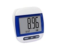 TRDEWR Mini Contapassi Digitale LCD Multifunzionale Contacalorie for La Corsa A Piedi Batteria A Lunga Durata(Blue)