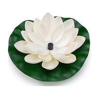 TRDEWR Mini Fontana ad Acqua Solare Lotus Pond Decorazione da Giardino Fontana a Cascata Bagno for Uccelli all'aperto Fontana Galleggiante ad energia Solare Protezione di Sicurezza(1 Set Solar Lotus)