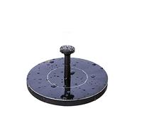 TRDEWR Mini Fontana Solare Piscina Stagno Cascata Fontana Solare Bagno for Uccelli Fontana ad energia Solare Fontana Galleggiante Decorazione da Giardino Protezione di Sicurezza(Without Lights)