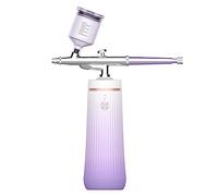 TRDEWR Spruzzatore a Vapore facciale Nano Ionic Vaporizzatore facciale Spruzzatore for iniezione di Ossigeno Viso Idratante Spa Macchina for la Cura della Pelle Ampia Applicazione(Purple Set)