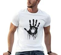 TRdUaNGS Deaths strandings Hands T-Shirt White L