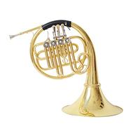 Tre Chiavi Tondo Numero B Piatto Francese Vernice Oro Tubo Tondo Banda Di Fascia Alta Suona Strumento Corno