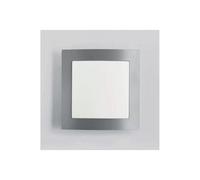 Tre ci luce a436 17 lampada a parete square 23 c-w ip40 es-m 2x7w g23 bianco