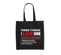 Tre Cose Che Amo Correre - Borsa In Tela - MARATONA 5K