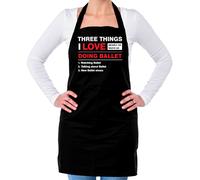 Tre Cose Che Amo Tanto Quanto La Danza - Grembiule Unisex Adulto - Danza