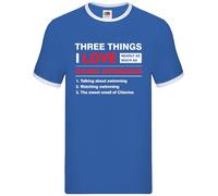 Tre Cose Che Amo Tanto Quanto Nuotare - Ringer Uomo - Nuotatore