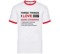 Tre Cose Che Amo Tanto Quanto Nuotare - Ringer Uomo - Nuotatore