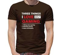 Tre Cose i Love Come Varie Come Gioco - T-Shirt - Gamer Divertente Video Games