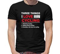 Tre Cose i Love Quasi Come Varie Come Ciclismo T-Shirt - Ciclisti - Motociclista
