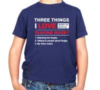 Tre Cose i Love Rugby - T-Shirt - Sei Player Nazionali Ventola