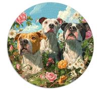 Tre Cuccioli|Roseto| Puzzle Divertenti Per Tutta La Famiglia 1000pcs (67.5x67.5cm) Adulti