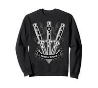 Tre di Spade Tarocchi Astrologia Switchblade Felpa