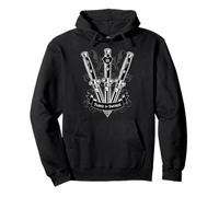 Tre di Spade Tarocchi Astrologia Switchblade Felpa con Cappuccio