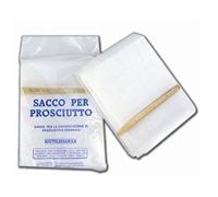 Tre Emme Sacco per Prosciutto in Nylon per Alimenti. con Nastro Che Chiude E Appende Il Prosciutto.