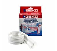 Tre Emme Spa Geko Guarny-Listello lavello Cucina in PVC Cm 130, Bianco, in Scatola Chiusa, Taglia Unica