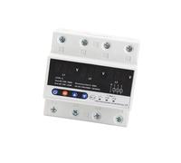 Tre fase sopra la protezione della tensione Recupero automatico Din Rail Monte Dispositivo di protezione della tensione regolabile 63A 380 V per linee di distribuzione