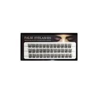 Tre file di 03 modelli, ciglia finte segmentate a grappolo singolo, ciglia finte naturali spesse, riutilizzabili(14mm)