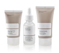 Tre formule idratanti, Squalane Cleanser & Acido ialuronico 2% + B5 Face siero & Natural idratante factors+HA Skincare, riduce le rughe e migliora i problemi della pelle, set per la cura della pelle