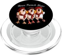 Tre galline francesi che cantano la canzone dei 12 giorni, Natale PopSockets PopGrip per MagSafe