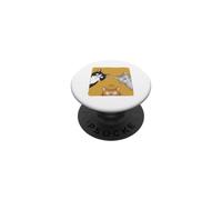 Tre gatti curiosi che sbirciano amici felini PopSockets PopGrip Adesivo