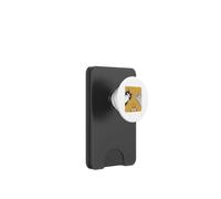 Tre gatti curiosi che sbirciano amici felini PopSockets PopWallet per MagSafe